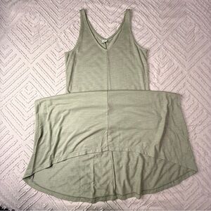 Old Navy Olive Green High Low Dress | S